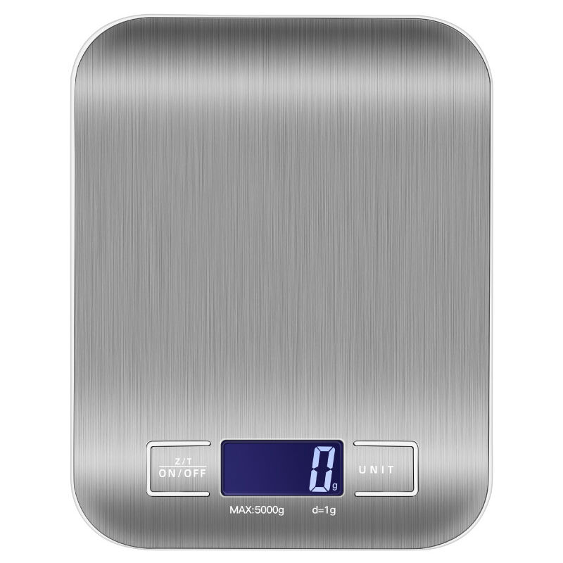 Balance de Cuisine numérique 5kg 11lb, Balance Cuisine électronique en Acier Inoxydable de Qualité Supérieure avec écran LCD pour la Cuisson à la