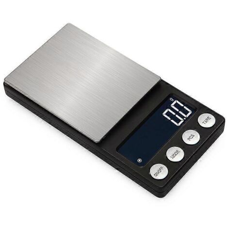 Balance de cuisine numérique, alimentation USB rechargeable, balance de poche 500 g/0,01 g, mini balance électronique