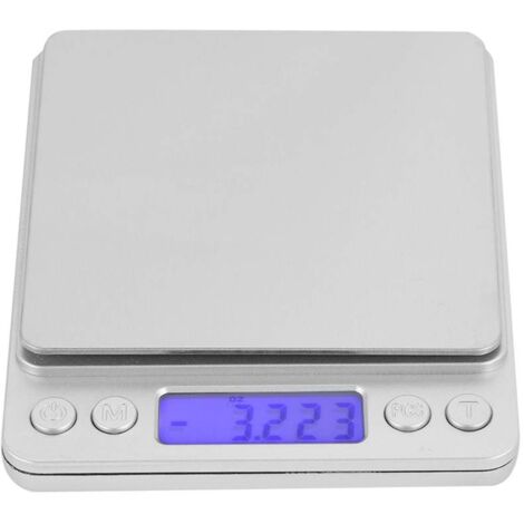 Balance de cuisine numérique ING, en acier inoxydable, haute précision, 500 g/0,1 g, avec écran LCD, idéale pour peser les aliments et les fruits. Un outil indispensable pour la cuisine à la maison.-A