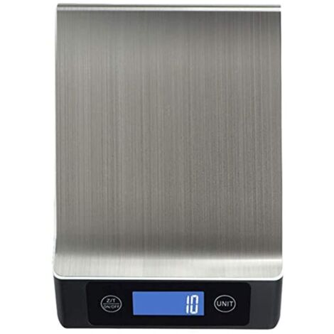 Balance de cuisine numérique - Poids en grammes et en onces - 15 kg - Affichage LCD précis-AquaForge