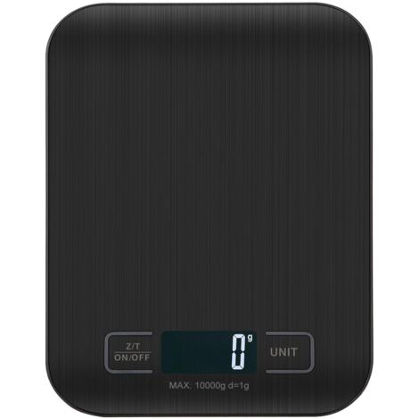 Balance De Cuisine NuméRiques, Balances NuméRiques Professionnelles 10 kg - Mesure PréCise Jusqu'à 1g,Balances De Cuisine éLectroniques Avec éCran Lcd, Fonction Tare. (Noir)