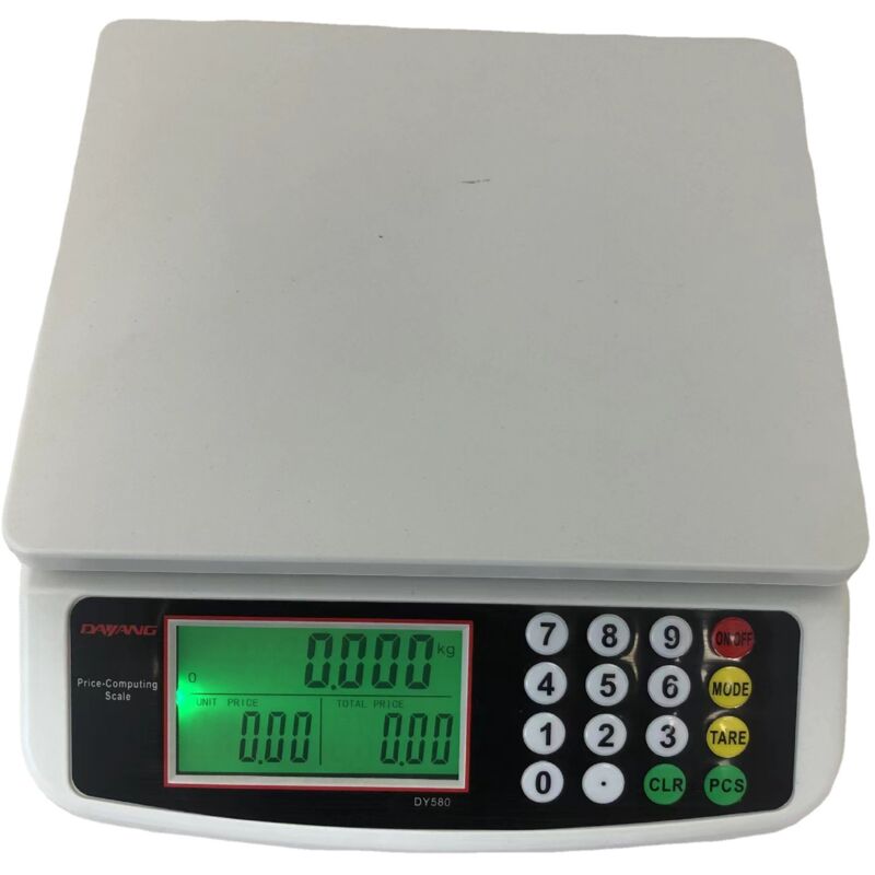 Balance de Cuisine Professionnelle 30kg Grande Balance Alimentaire Electronique Numérique de Précision 1g Acier Inoxydable et Comptage Tare Fonction