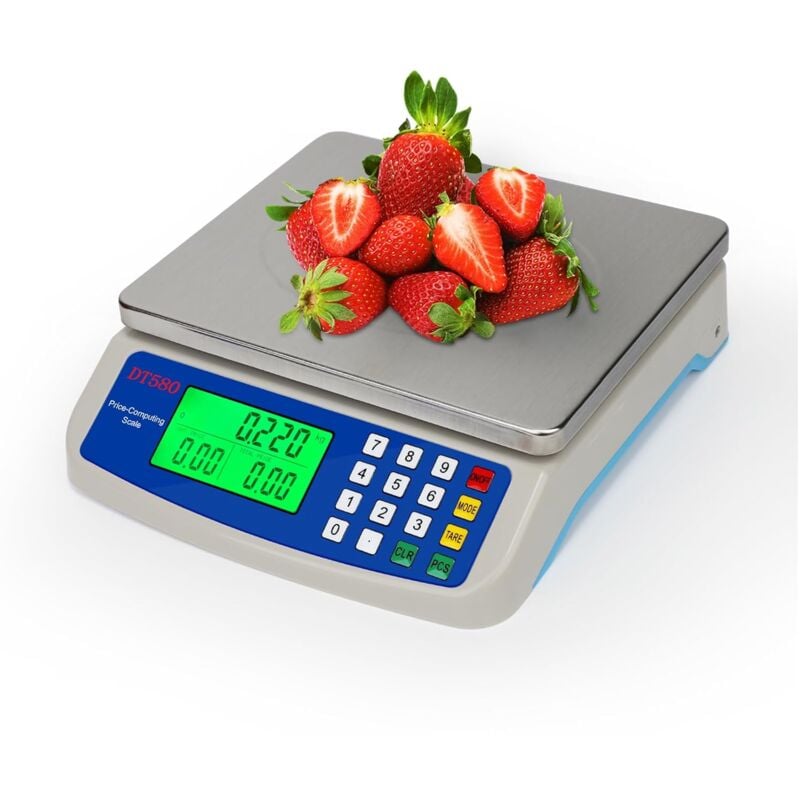 Balance de cuisine professionnelle 30kg Numérique en acier inoxydable balance électronique de cuisine pcs comptant les échelles ' avec lcd balances