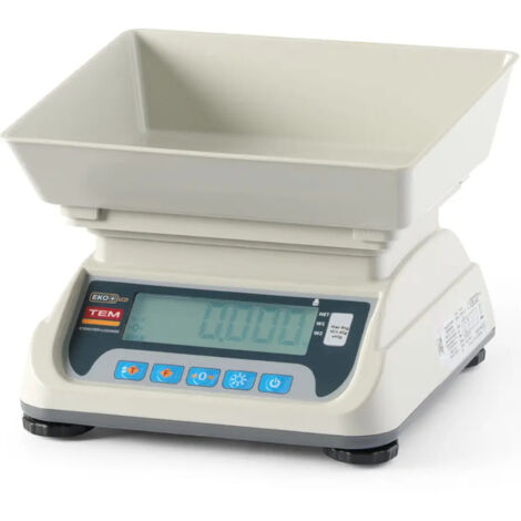 Balance de cuisine professionnelle avec légalisation M LCD RS232 ECO+ 6 kg / 2 g