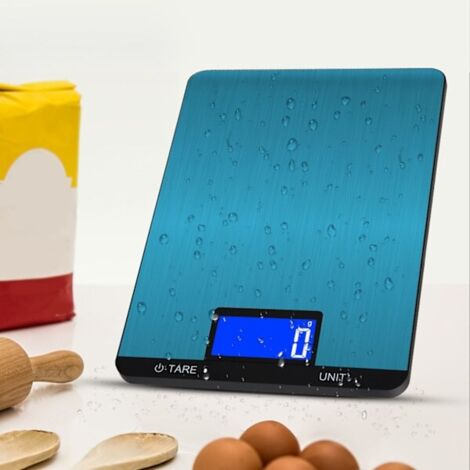Balance de cuisine rechargeable de haute précision, étanche et portable.-AquaForge