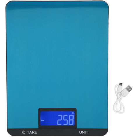 Balance de cuisine rechargeable, haute précision, étanche, portable, électronique pour les aliments-AquaForge
