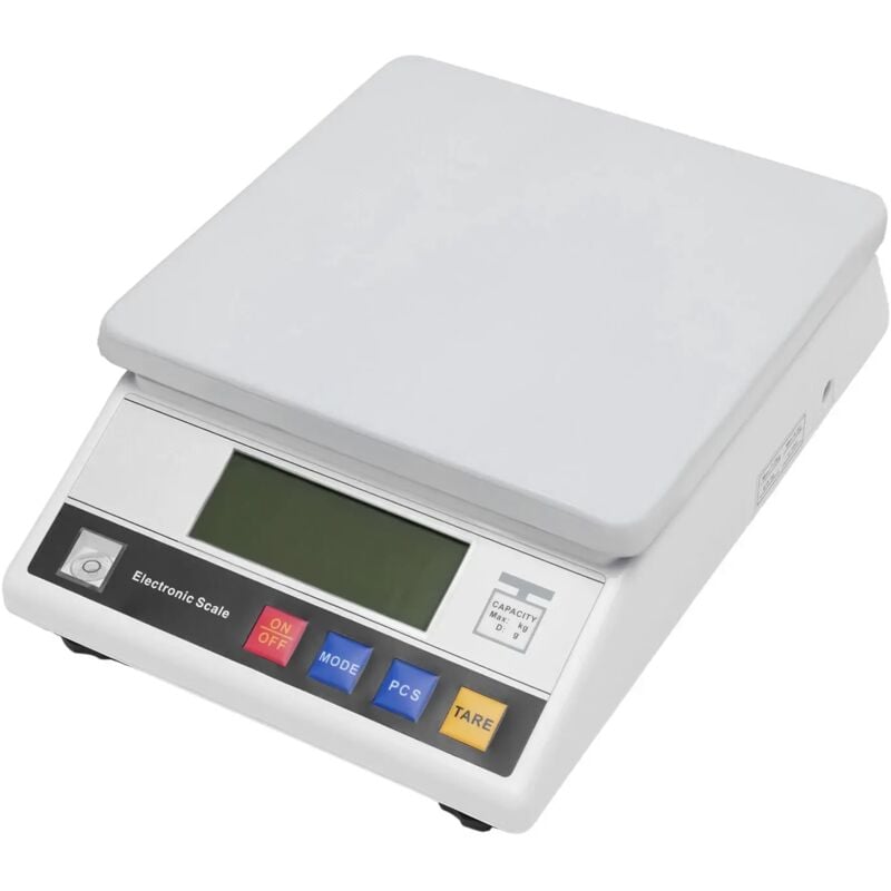 Balance de laboratoire numérique 7,5 kg / 0,1 g Balance de précision lcd Balance de cuisine Balance électronique Fonction tare Écran lcd avec