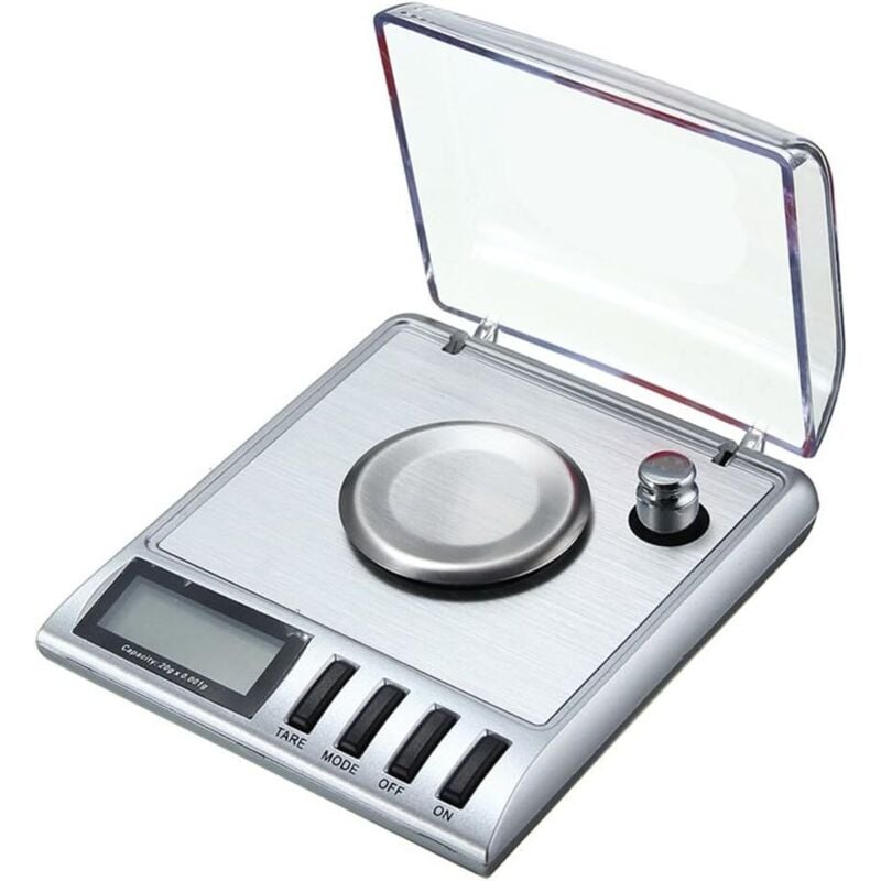 Image of Taschenwaage, 20 g 0,001 g, Präzisionswaage für Schmuck, Tara-Funktion, Kalibrierung
