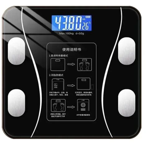 Balance de poids professionnelle intelligente Bluetooth, mesure de la taille et du poids, balance électronique multifonctionnelle