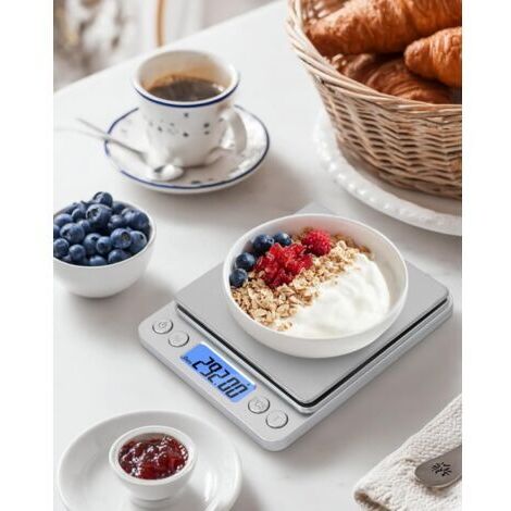 Balance de précision 500 g x 0,01 g – idéale pour peser des bijoux, en cuisine, en pâtisserie, etc. – 1 pièce