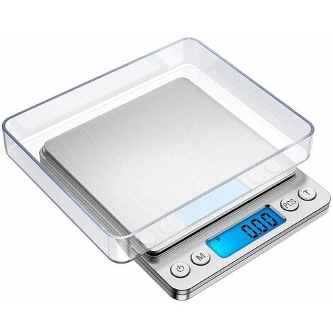 Balance100g de poche électronique numérique 0.01g précision Mini bijoux  rétro-éclairé, cuisine, cigarette