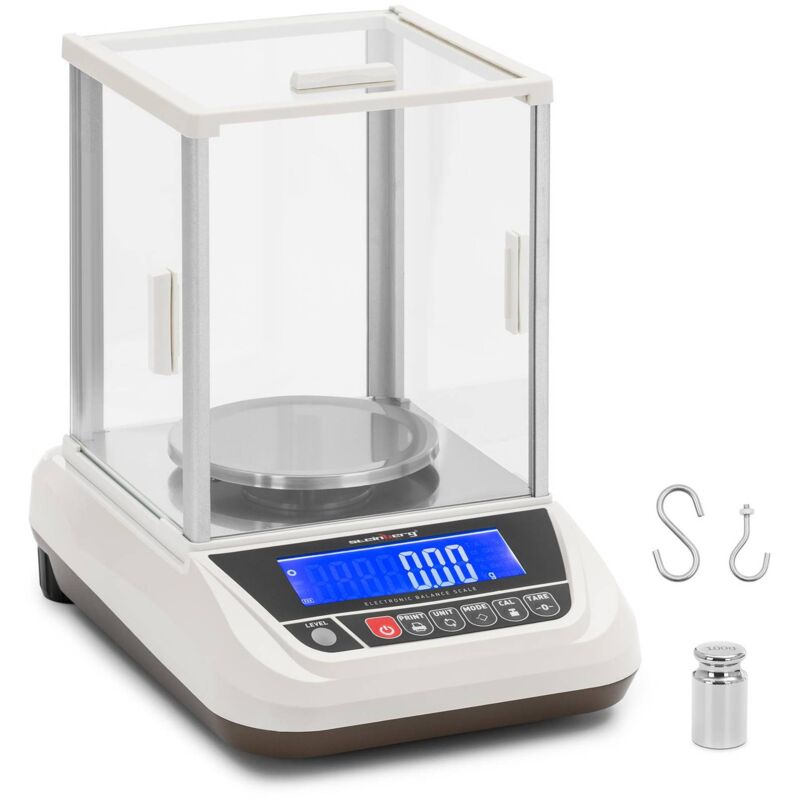 Balance de précision Balance gramme Écran lcd 3000 g / 0,01 g Chambre en verre