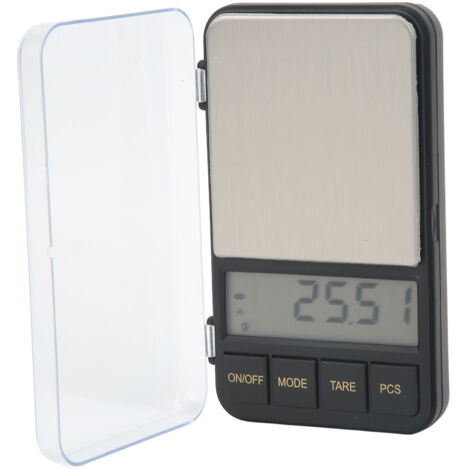Balance de précision portable 200g, plateau inclus, écran LCD rétroéclairé, idéale pour bijoux et pesage minutieux (précision 0.01g)