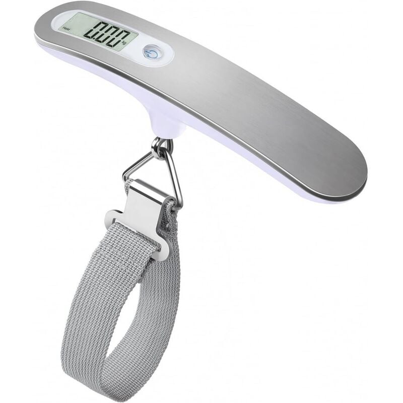 Image of Hochpräzise digitale Reisewaage, Handgepäckwaage, 110 lb/50 kg Tragkraft