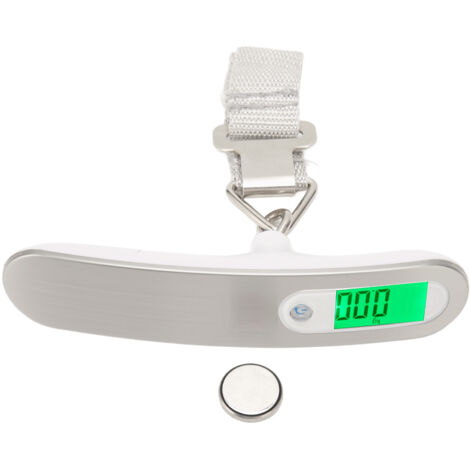 Balance de voyage professionnelle pour bagages, capacité 50 kg, balance électronique LCD haute capacité pour les voyages en avion