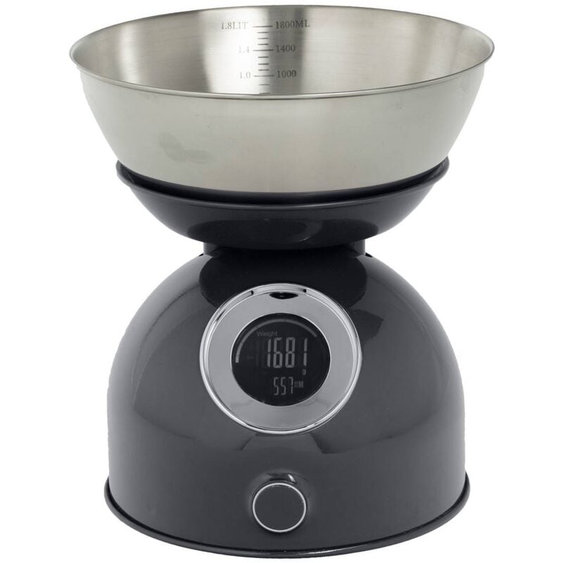 5five Simply Smart - Balance digitale gris silitop - 5five