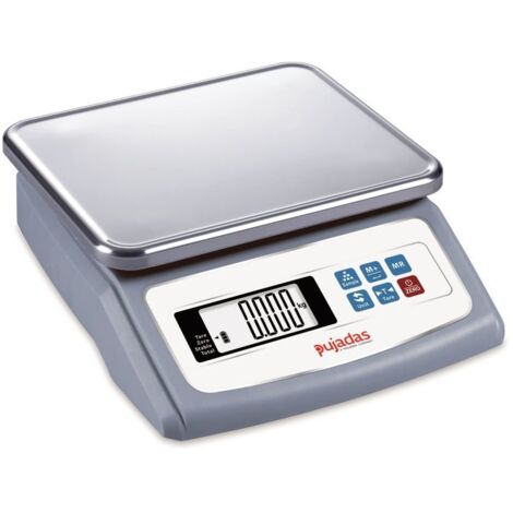 Balance Échelle Numérique avec Plaque 24x20 cm - 15kg - Pujadas