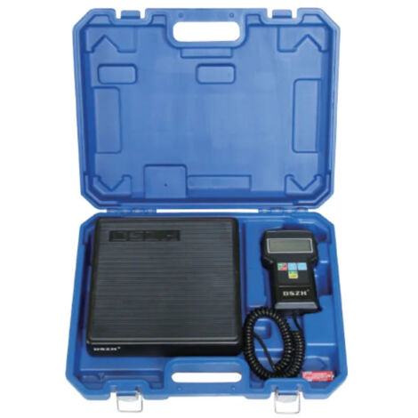 Balance électronique 100 kg – Haute précision pour charges frigorifiques – Résolution 10 g – Alimentation batterie 9 V – Dimensions 40 x 28 x 6 cm – CBM