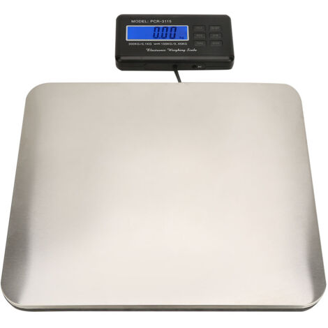 Balance électronique à angle rond pour colis postaux 300 kg avec écran LCD numérique