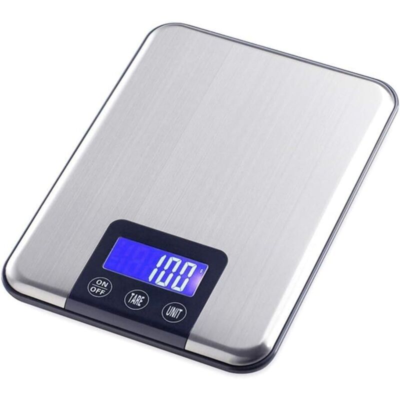 Balance électronique, Balance à Bijoux en Acier Inoxydable, Balance Alimentaire électronique, avec écran d'affichage LED Haute définition(15KG)