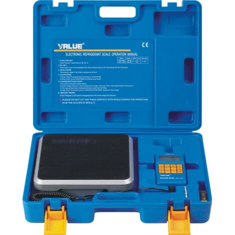 Balance électronique compacte programmable 100 kg pour fluide frigorigène VALUE