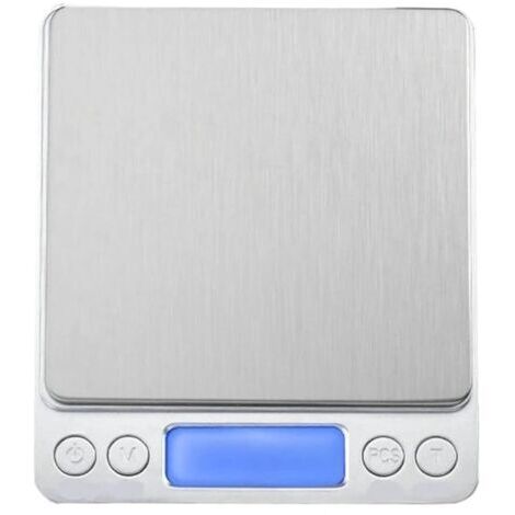 Balance électronique de cuisine Balance de cuisine numérique mini poche en acier inoxydable, précision for la bijouterie, électronique(3kg/0.1g USB)