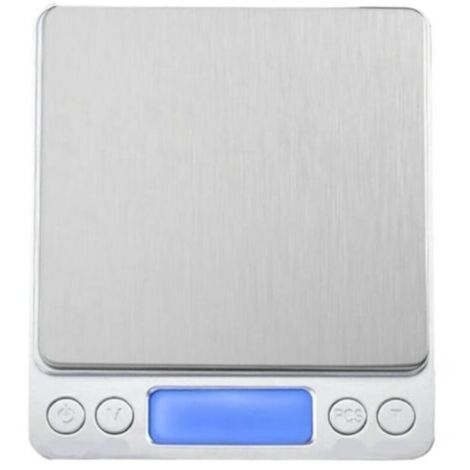Balance électronique de cuisine Balance de cuisine numérique mini poche en acier inoxydable, précision for la bijouterie, électronique(3kg/0.1g USB)