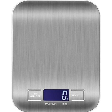 Balance électronique de cuisine commerciale 5kg/0.1G balance de cuisine multifonctionnelle en acier inoxydable cuisson domestique balance de cuisine électronique de haute précision