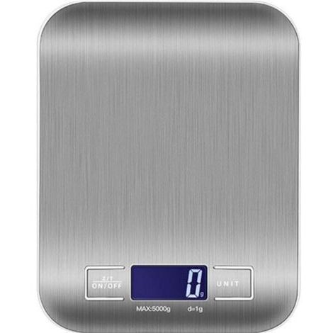Balance électronique de cuisine commerciale 5kg/0.1G balance de cuisine multifonctionnelle en acier inoxydable cuisson domestique balance de cuisine électronique de haute précision