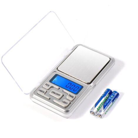 Balance électronique de précision, mini balance de cuisine numérique de précision, précision de 500 g/0,01 g, adaptée aux ingrédients de cuisine, aux bijoux, au café, etc.-AquaForge