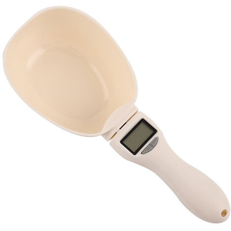Balance électronique domestique pour animaux de compagnie 800 g, balance à poignée, cuillère doseuse, balance nutritionnelle, mini balance pour aliments pour chiens