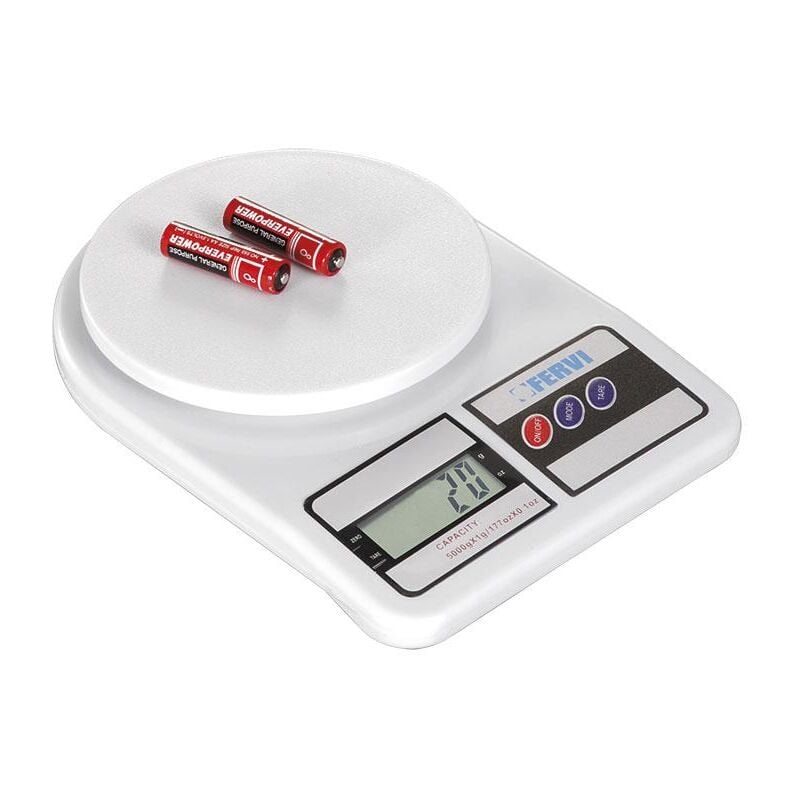 Fervi - Balance electronique numerique de 5 kg b003/5/1
