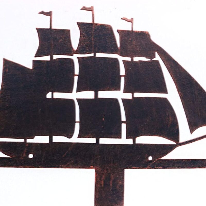 Girouette à Vent en métal - en Acier Inoxydable - pour extérieur, Toit en Fer, Jardin