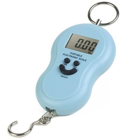 Balance électronique portable professionnelle avec crochet de pêche 40 kg par valise, couleurs variées, 1 pièce