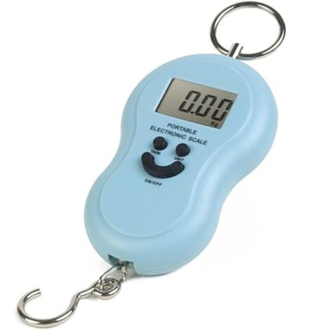 Balance électronique portable professionnelle avec crochet de pêche 40 kg par valise, couleurs variées, 1 pièce