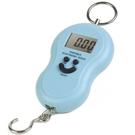 Balance électronique portable professionnelle avec crochet de pêche 40 kg par valise, couleurs variées, 1 pièce