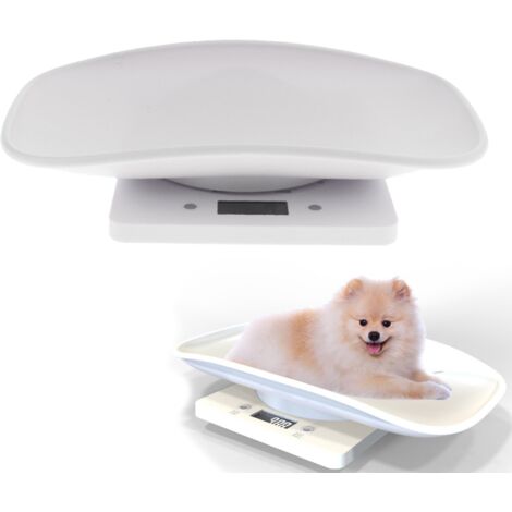 Balance électronique pour chiot Balance de cuisine, balance numérique portable pour petits animaux à couver et peser les aliments
