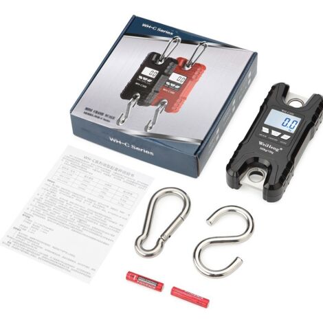 Balance Électronique pour Grue 500 kg  Balance Suspendue à Crochet Portable, Écran Numérique LCD, Haute Précision pour Levage, Entrepôt et Usage Industriel