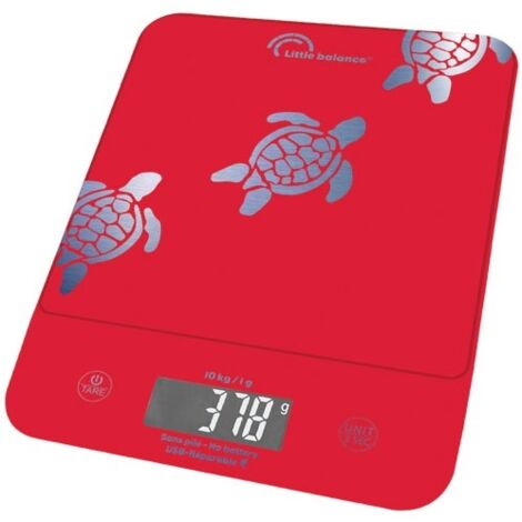 BALANCE HAPPY GENIUS USB-R 10KG 1G LES TORTUES ROUGE LITTLE BALANCE 1236117