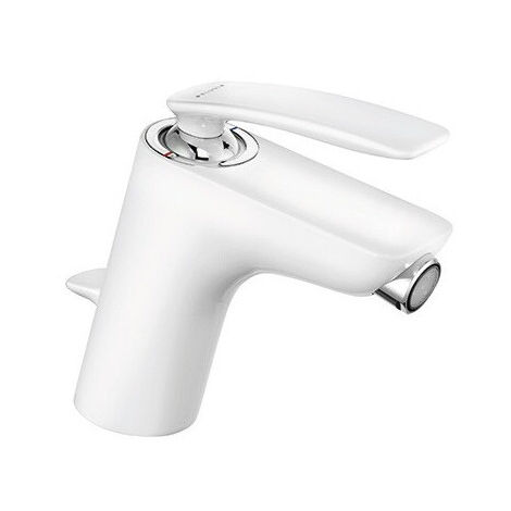 Balance mitigeur de bidet chromée blanc