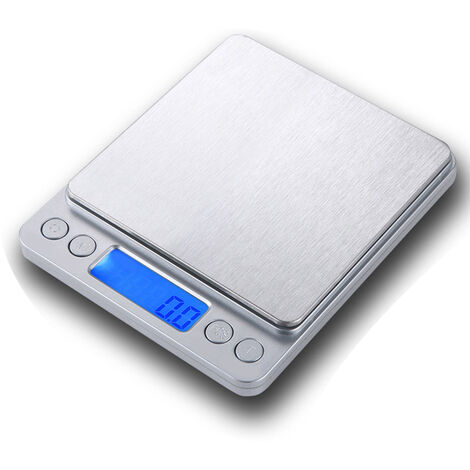 Balance Numérique Avec 2 Plateaux, 500 G/0,01 G, Petite Balance À Bijoux, 6 Unités De Gramme, Gramme De Poids Numérique Et Oz, Fonction De Tare, Balance Numérique Pour Aliments
