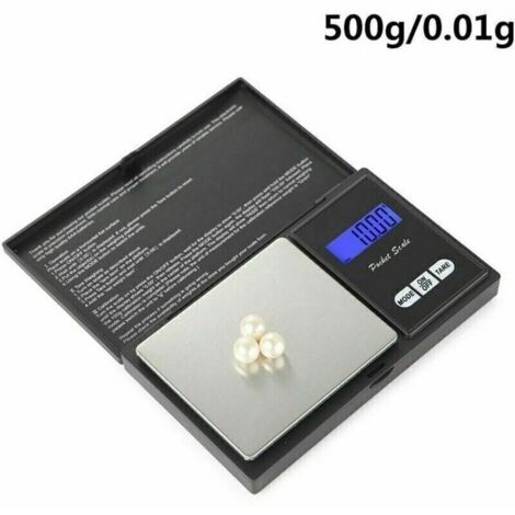 Balance numérique Balance numérique de précision 500g pour bijoux en or Balance électronique de poids 0,01-Fei Yu