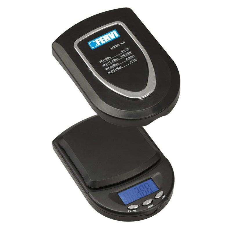 Fervi - Balance numerique de precision de poche 500 gr