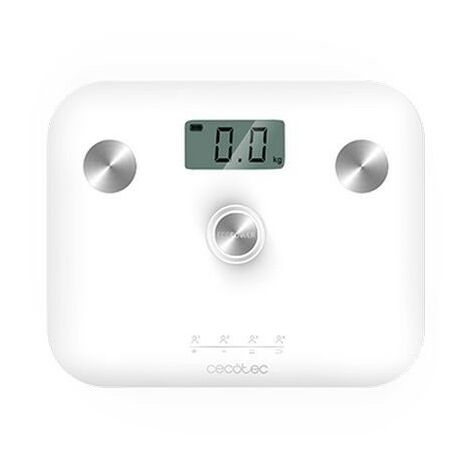 Balance Numérique de Salle de Bain Cecotec EcoPower 10100 Full Healthy LCD 180 kg Blanc verre 180 kg