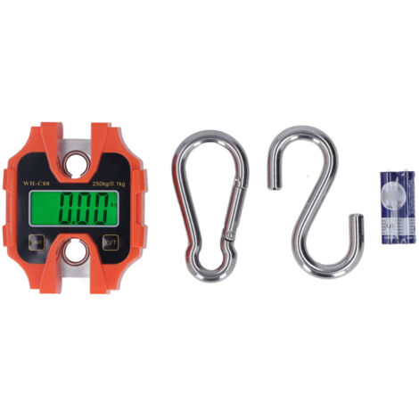 Balance numérique portable 250kg avec écran LCD détachable pour pesage industriel