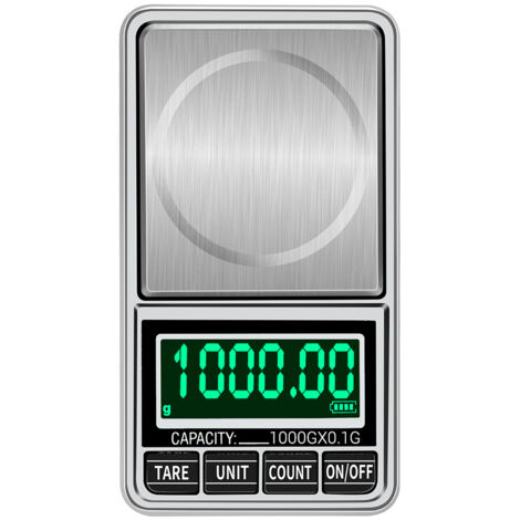 Balance numérique portable pour bijoux en or, mini balance de poche numérique professionnelle, balance électronique précise, balance de précision 1 kg/0,1 g DH-938C