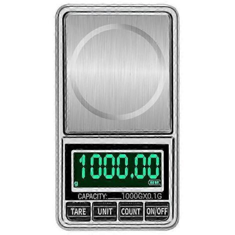 Balance numérique portable pour bijoux en or, mini balance de poche numérique professionnelle, balance électronique précise, balance de précision 1 kg/0,1 g DH-938C