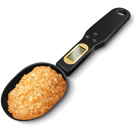Balance numérique pour cuillère alimentaire, 500 g/0,1 g pour cuisine électronique, affichage de sperme LCD haute définition, balance de cuisine numérique précise avec précision.
