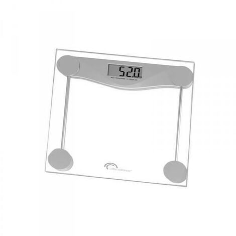 Balance - Pese Personne  électronique LITTLE BALANCE 8193 SB2 - Plateau verre trempé transparent - 160 kg / 100 g
