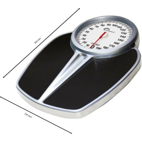 Balance - Pese Personne  - LITTLE BALANCE - 8182 - PRO M 200 -  mécanique - 200 kg / 1 kg - Noir / Argent